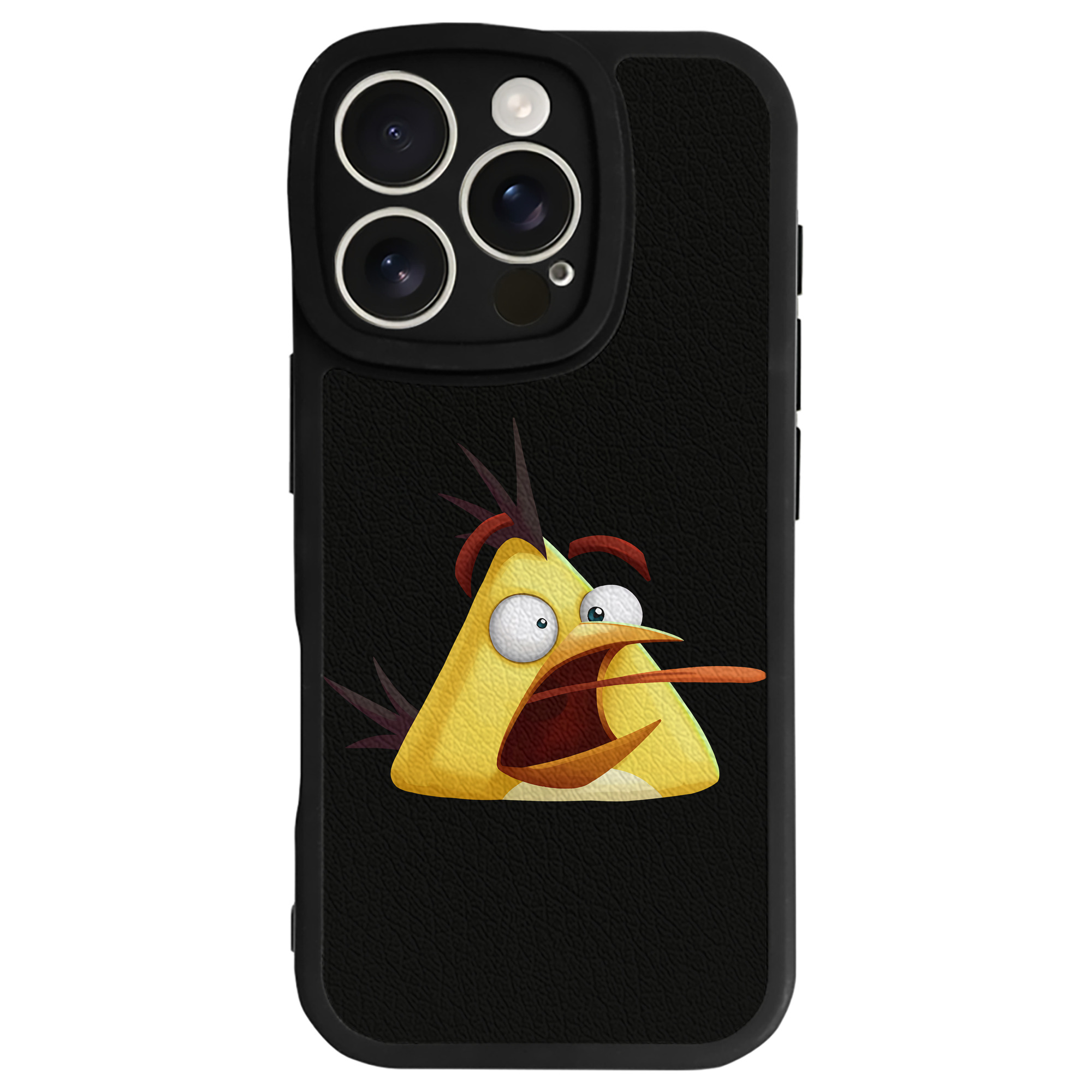 （画像用） Angry Birds アングリーバード 【iPhone 16シリーズ対応】シリコンスマホケース（レザー調） 材質：シリコン